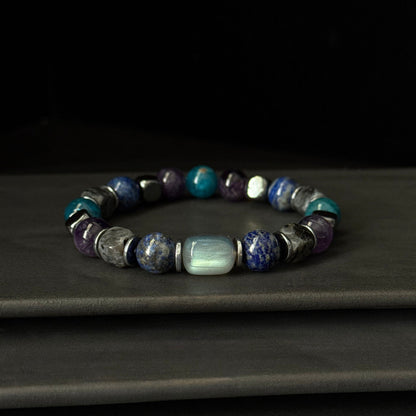 Aquarius Zodiac Bracelet for Men – “Visionary Strength & Insight”