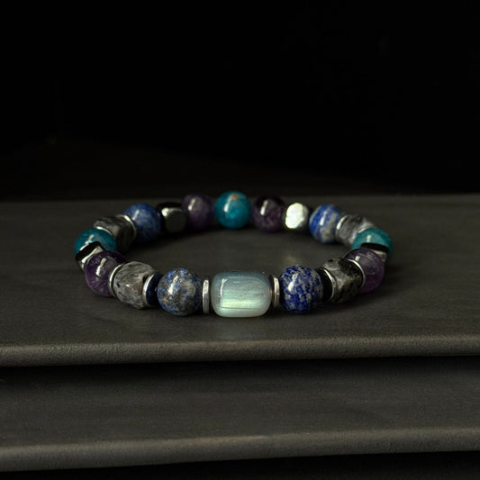 Aquarius Zodiac Bracelet for Men – “Visionary Strength & Insight”