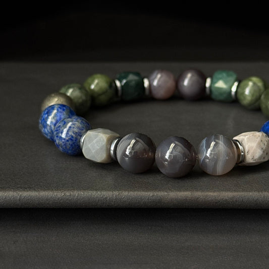 Gemini Zodiac Bracelet for Men – “Balanced Mind & Bold Spirit”