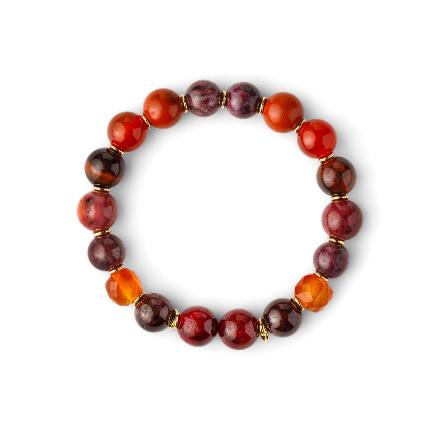 Aries Zodiac Bracelet for Women – “Fire Within” | Natural Crystal Astrology Jewelry