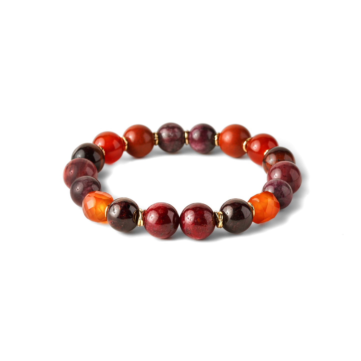 Aries Zodiac Bracelet for Women – “Fire Within” | Natural Crystal Astrology Jewelry