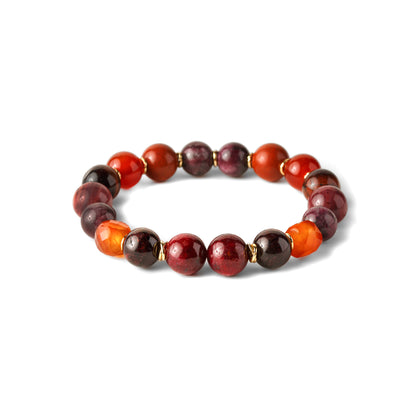 Aries Zodiac Bracelet for Women – “Fire Within” | Natural Crystal Astrology Jewelry