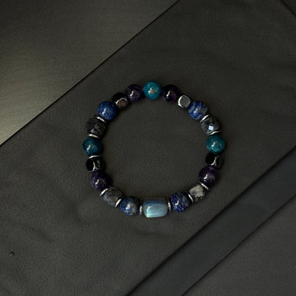 Aquarius Zodiac Bracelet for Men – “Visionary Strength & Insight”