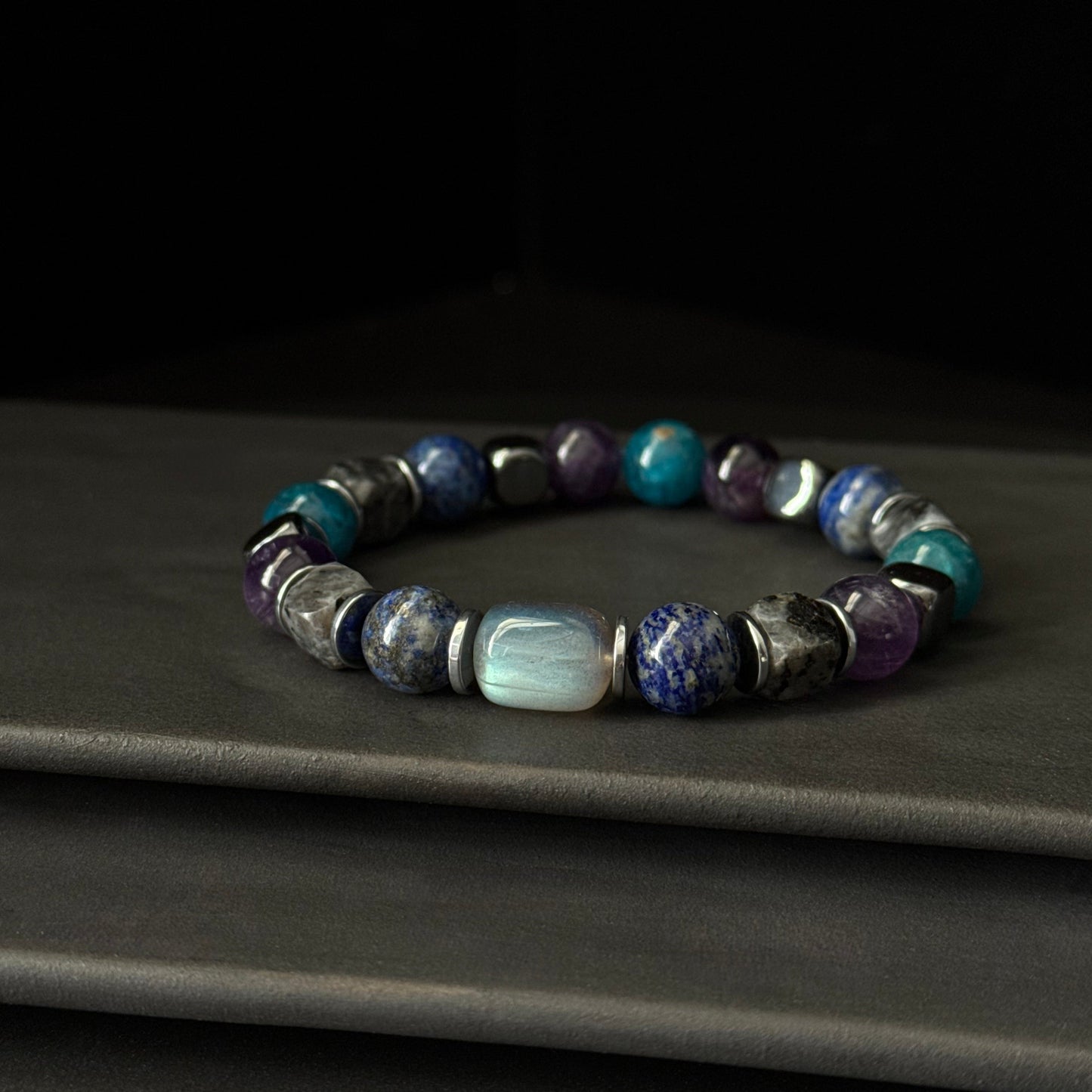 Aquarius Zodiac Bracelet for Men – “Visionary Strength & Insight”
