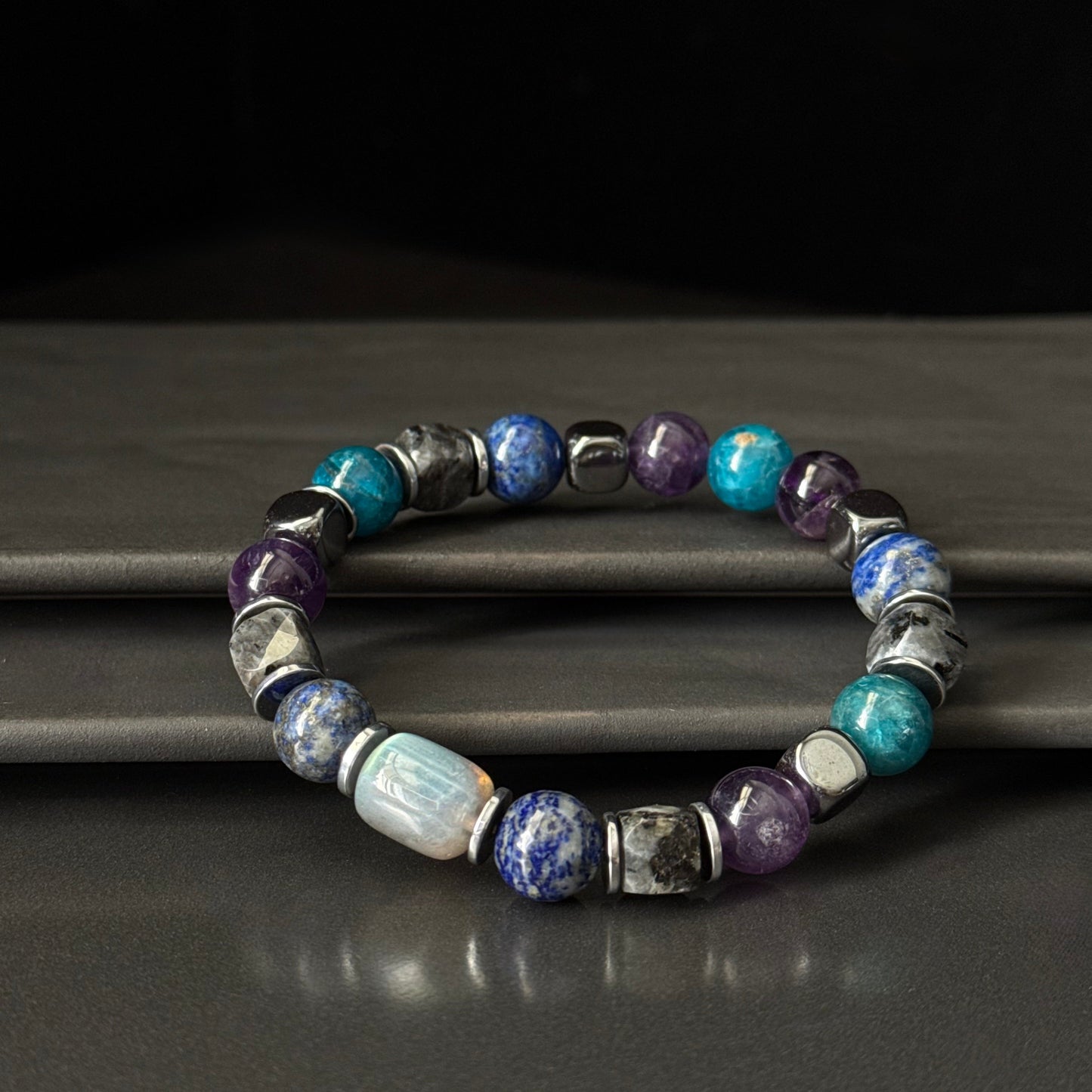 Aquarius Zodiac Bracelet for Men – “Visionary Strength & Insight”